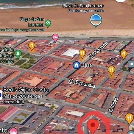 Ferienwohnung Atico Terraza Playa Futbol Y Congresos Vut4708As Gijón Exterior foto
